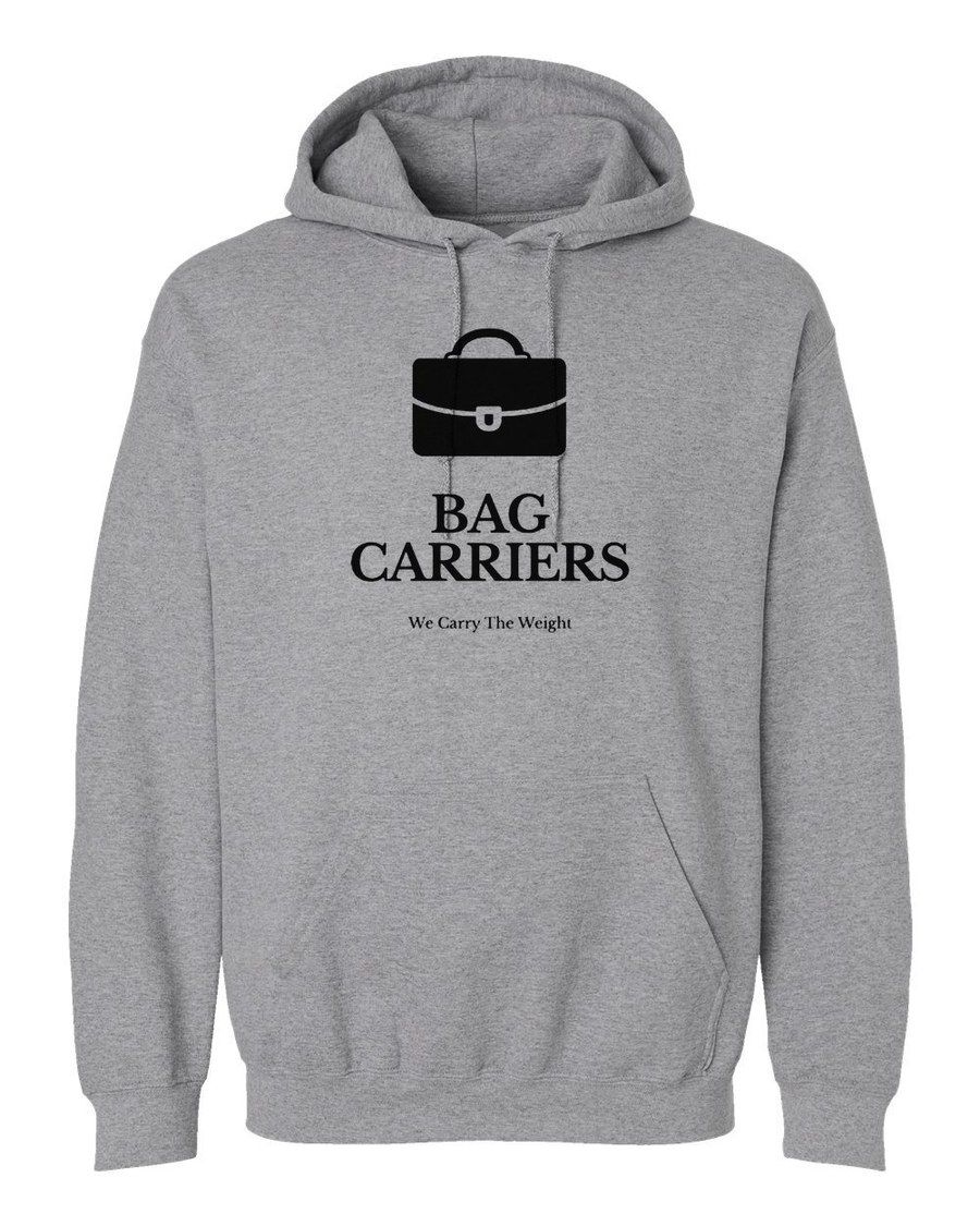 Gildan 18500 hooded sweatshirt in sport grey with a printed logo mockup