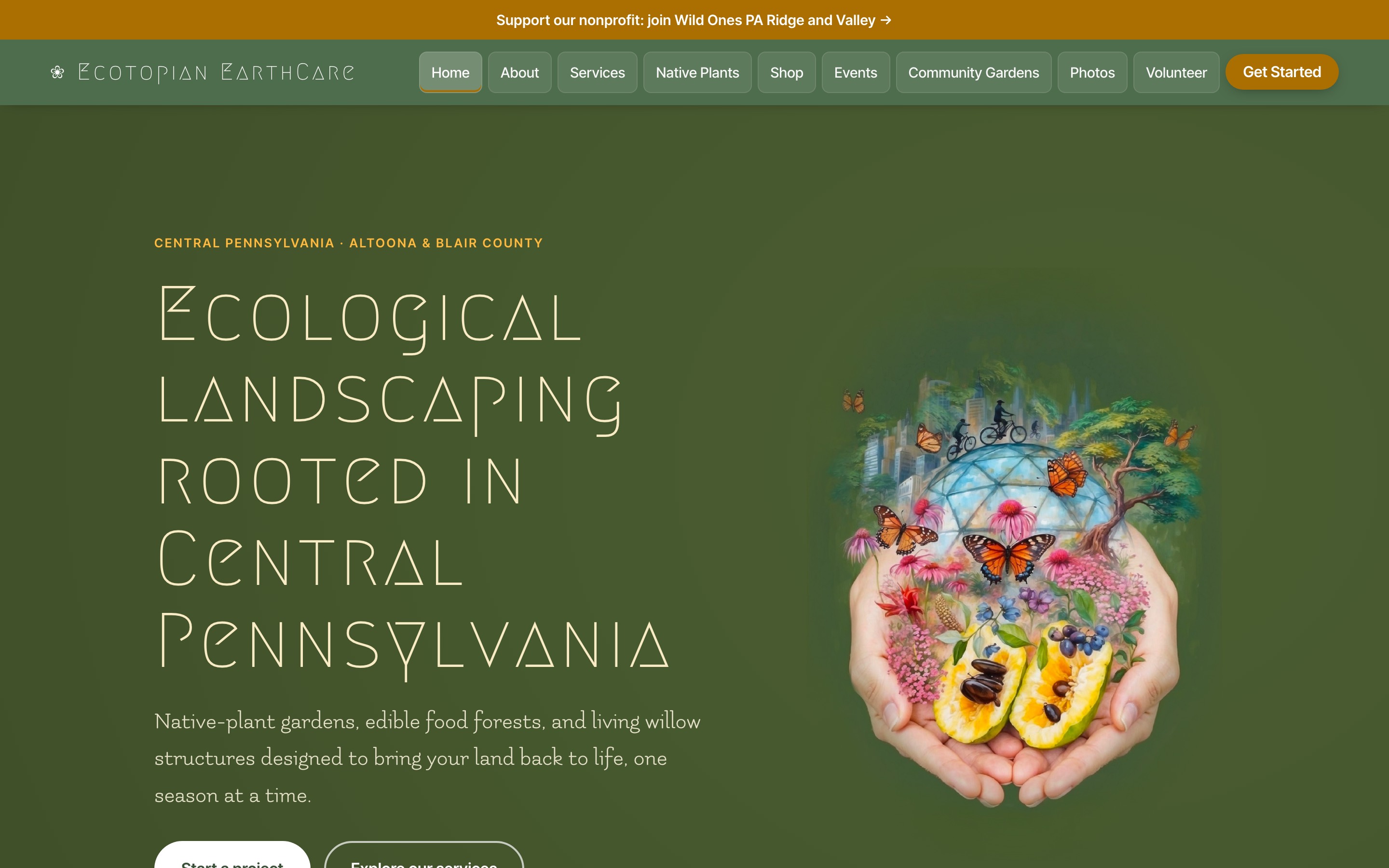 Ecotopian EarthCare website