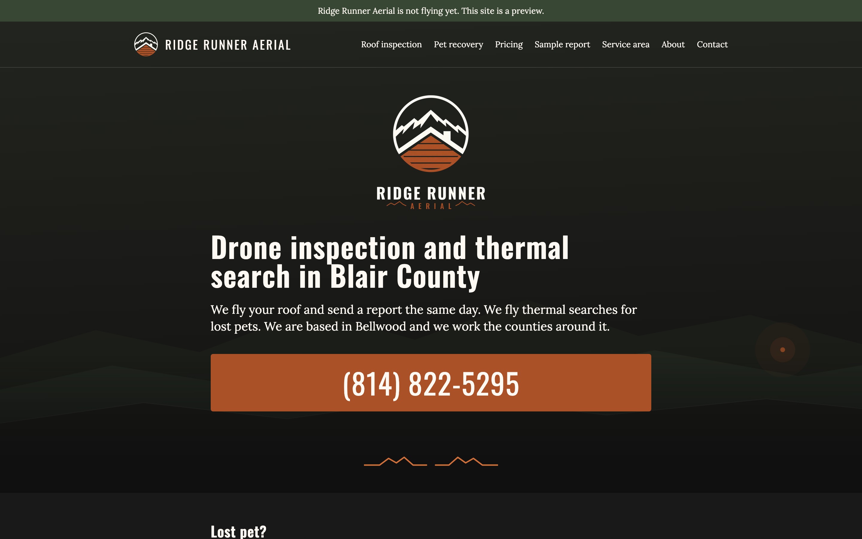 Ridge Runner Aerial website